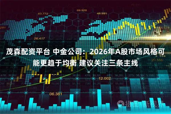 茂森配资平台 中金公司：2026年A股市场风格可能更趋于均衡 建议关注三条主线