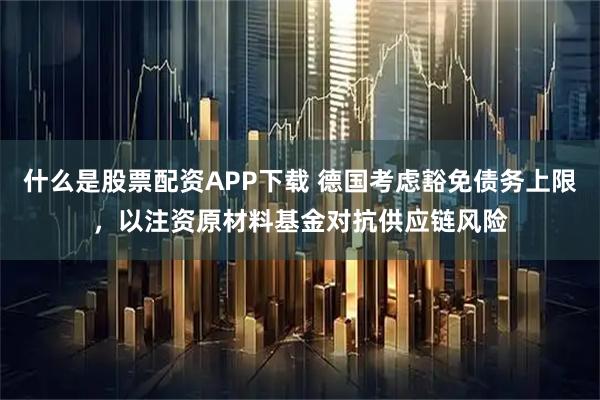 什么是股票配资APP下载 德国考虑豁免债务上限，以注资原材料基金对抗供应链风险